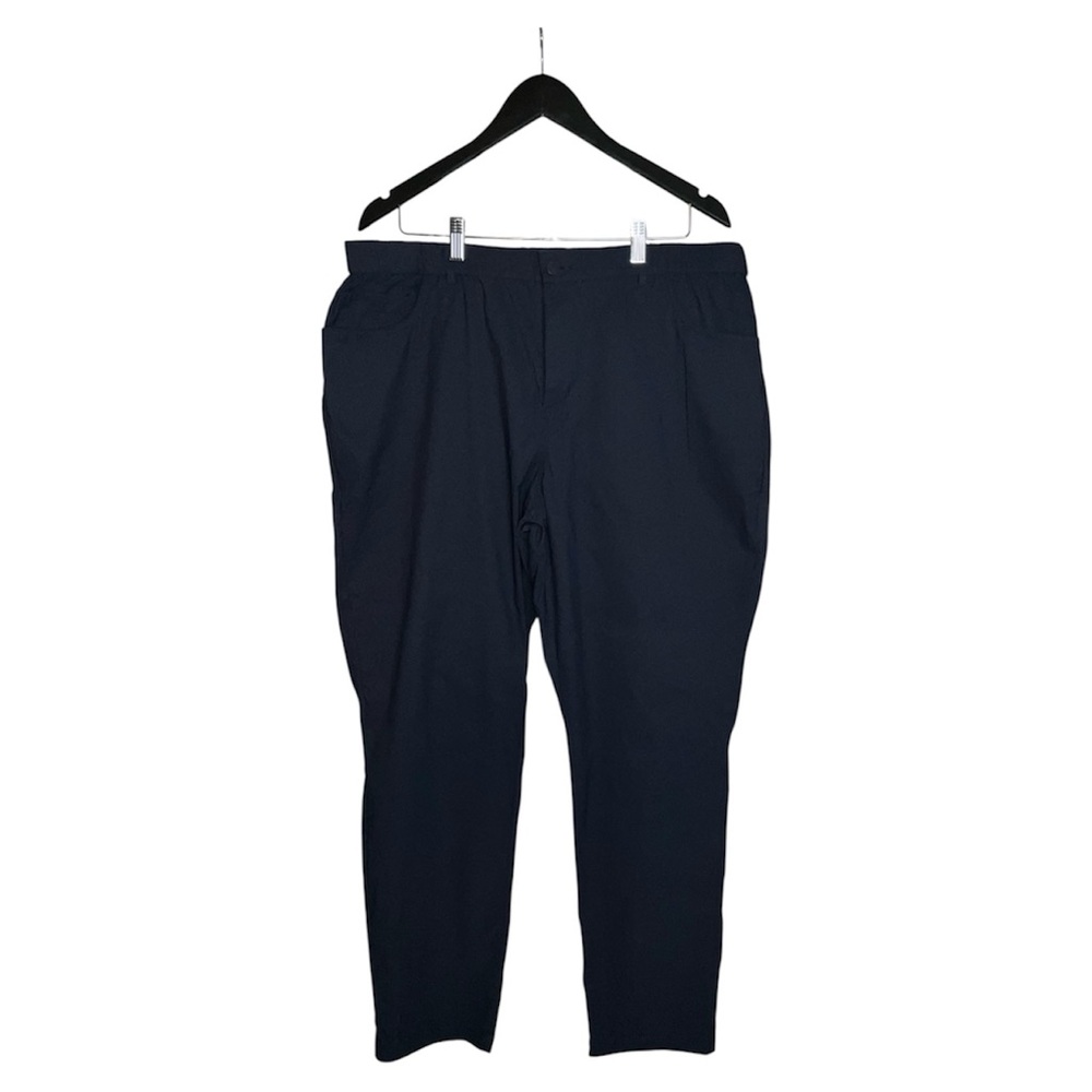 Bearbottom Men's Classic Navy Blue Business Casual Stretch Pants XXL